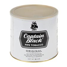 Captain Black Pipe Tobacco Original 12oz Can 