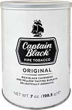 Captain Black Pipe Tobacco Original 7oz Can 