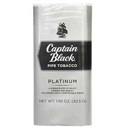 Captain Black Pipe Tobacco Platinum 5 1.5oz Packs 