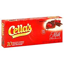Cellas Chocolate Covered Cherries 5oz Box 