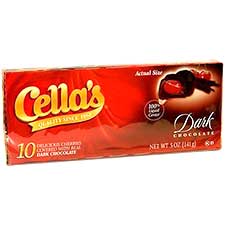 Cellas Dark Chocolate Covered Cherries 5oz Box 