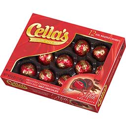 Cellas Milk Chocolate Covered Cherries 6oz Box 