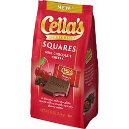 Cellas Squares Milk Chocolate 7.9oz 