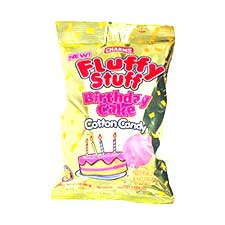 Charms Fluffy Stuff Birthday Cake Cotton Candy 2.1oz Bag 