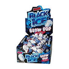 Charms Blow Pop Black Ice Blackberry 48ct Box 