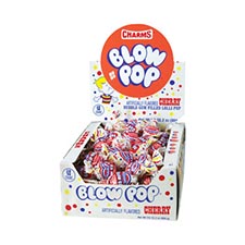 Charms Blow Pop Cherry 48ct Box 