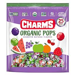 Charms Organic  Pops 4.49oz Bag 