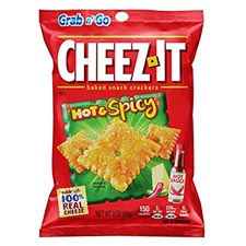 Cheez It Hot and Spicy 3oz Bags 6 Pack 