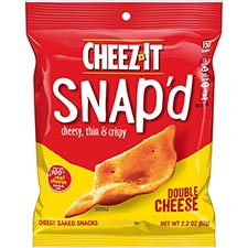 Cheez It Snapd Double Cheese 2.2oz Bags 6 Pack 
