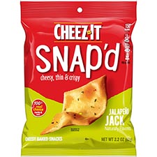 Cheez It Snapd Jalapeno Jack 2.2oz Bags 6 Pack 