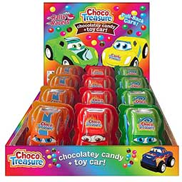 Choco Treasure Cars .75oz 12ct Box 