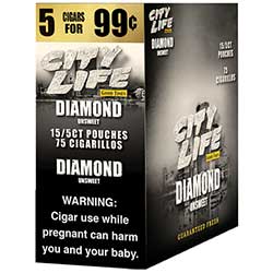 City Life Cigarillos Diamond 15ct 