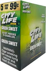 City Life Cigarillos Classic Green 15ct 