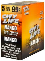 City Life Cigarillos Mango 15ct 