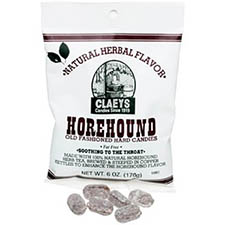 Claeys Old Fashioned Hard Candy Natural Horehound 6oz Bag 