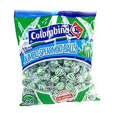 Colombina Jumbo Spearmint Balls 120ct Bag 