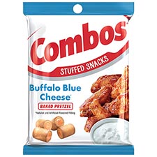 Combos Buffalo Blue Cheese Baked Pretzel 6.3oz Bag 