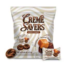 Creme Savers Chocolate and Caramel Creme 6.25oz Bag 