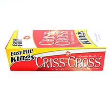 Criss Cross Cigarette Tubes Red King Size 200ct 