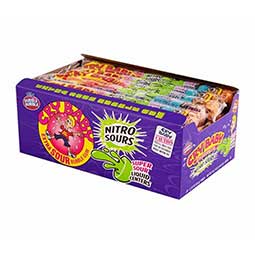 Cry Baby Nitro Sours Gumball Tube 24ct Box 