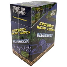 Cyclones Hemp Cones Blueberry 24ct Box 