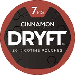 DRYFT Nicotine Pouches Cinnamon 7mg 5ct 