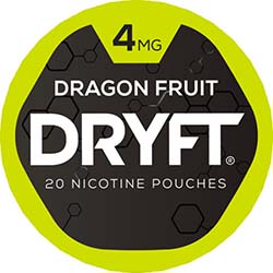 DRYFT Nicotine Pouches Dragon Fruit 4mg 5ct 