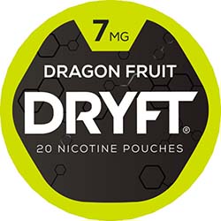 DRYFT Nicotine Pouches Dragon Fruit 7mg 5ct 