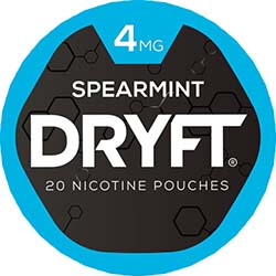 DRYFT Nicotine Pouches Spearmint 4mg 5ct 