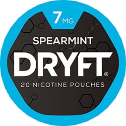 DRYFT Nicotine Pouches Spearmint 7mg 5ct 