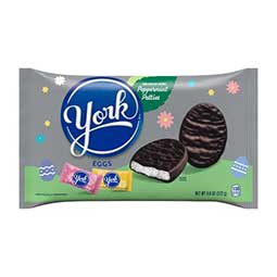 Dark Chocolate Covered York Peppermint Pattie Eggs 9.6oz Bag 