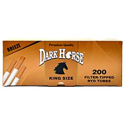 Dark Horse Breeze (Gold) Cigarette Tubes 200ct Box 