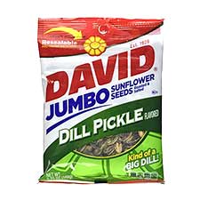 David Jumbo Dill Pickle Sunflower Seeds 5.25oz Bag 