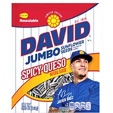 David Jumbo Spicy Queso Sunflower Seeds 5.25oz Bag 