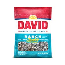 David Jumbo Ranch Sunflower Seeds 5.25oz Bag 