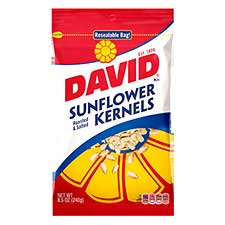 David Sunflower Kernels 8.5oz Bag 