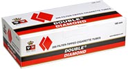 Double Diamond Cigarette Tubes Red 100 200ct 