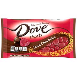 Dove Dark Chocolate Valentines Day Hearts 8.87oz Bag 