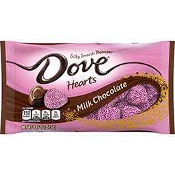 Dove Milk Chocolate Valentines Day Hearts 8.87oz Bag 