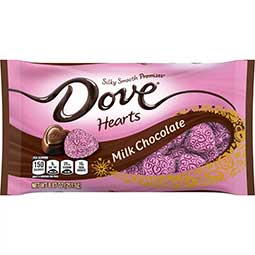 Dove Milk Chocolate Valentines Day Hearts 8.87oz Bag 