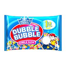 Dubble Bubble Bubble Gum Twist Wrap Original 1 Lb Bag 