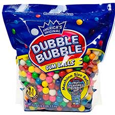 Dubble Bubble Assorted Gumballs 8 Flavors 3.3lb 
