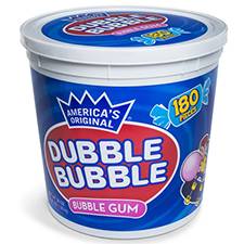 Dubble Bubble Original Bubble Gum 180ct Tub 