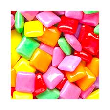 Dubble Bubble Chiclets Tropical Fruit 1lb 