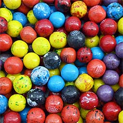 Dubble Bubble Three Quarter Inch Berry Blast Gumballs 1 Lb 