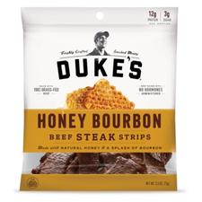 Dukes Honey Bourbon Jerky 2.5oz Bag 