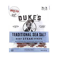 Dukes Sea Salt Steak Strip 3oz Bag 