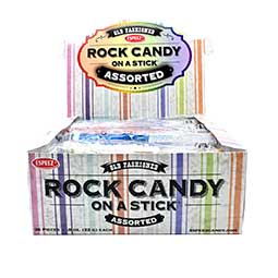 Espeez Rock Candy On A Stick Assorted 36ct Box 