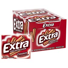 Extra Cinnamon Sugar Free Gum 10ct Box 