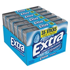 Extra Peppermint Mega Pack Sugar Free Gum 6ct Box 